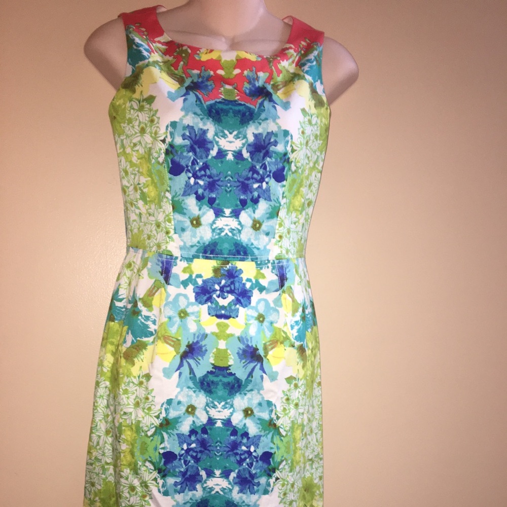 Nine West Patterned Dress. Worn one time.